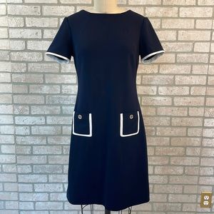 Blue and white dress!